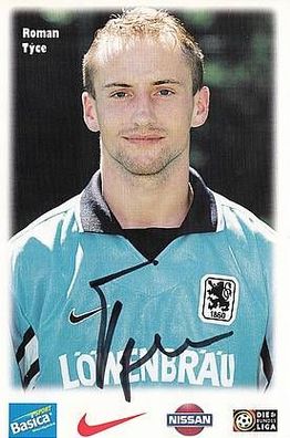 Roman Tyce TSV 1860 München 1998-99 Autogrammkarte + A26572