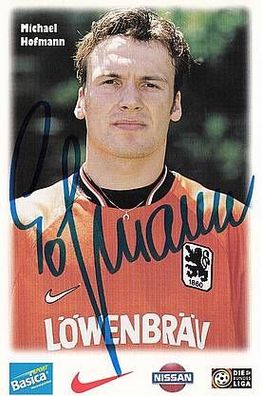 Michael Hofmann TSV 1860 München 1998-99 Autogrammkarte + A26574