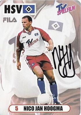 Nico Jan Hoogma Hamburger SV 2000-01 Autogrammkarte + A26676