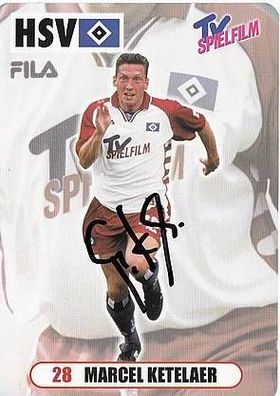 Marcel Ketelaer Hamburger SV 2000-01 Autogrammkarte + A26686