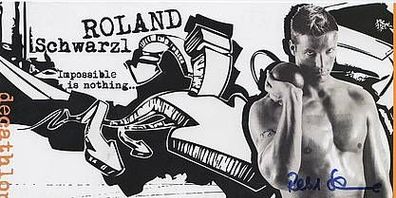 Roland Schwarzl Autogrammkarte Original Signiert + G 4755