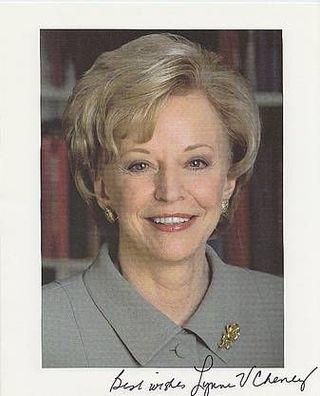 Lynne Cheney Autogrammkarte Original Signiert + G 4766