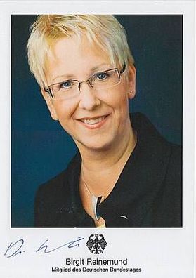 Birgit Reinemund FDP Autogrammkarte Original Signiert + G 4784