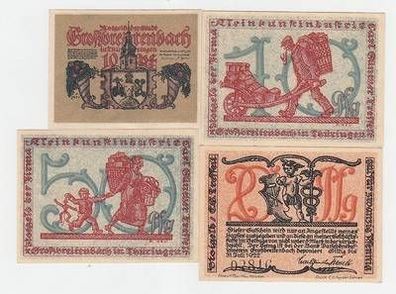 4 Banknote Notgeld Stadt Großbreitenbach 1921
