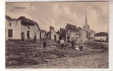 55139 Ak Bantheville Frankreich France Zerstörungen 1. Weltkrieg 1915