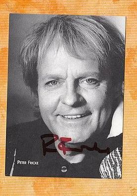 Peter Fricke - persönlich signierte Autogrammkarte