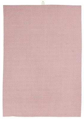 IB Laursen Geschirr Tuch 50x70cm Trocken Handtuch weiß rosa Muster Küche