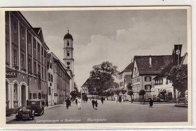47507 Ak Langenargen am Bodensee Marktplatz um 1940