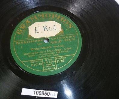 100850 Schellackplatte Grammophon "Regimentskinder" Marsch