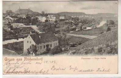 55305 Ak Gruß aus Rüdersdorf Panorama hohe Haide 1901