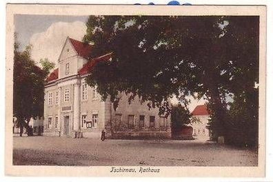 54731 Ak Tschirnau in Schlesien Rathaus 1930