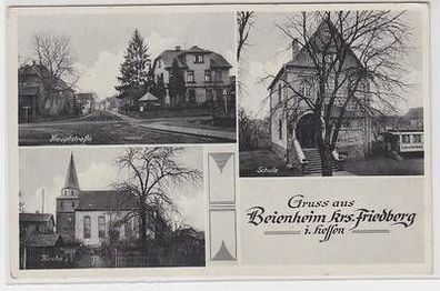 53751 Ak Gruß aus Beienheim Kreis Friedberg in Hessen um 1940