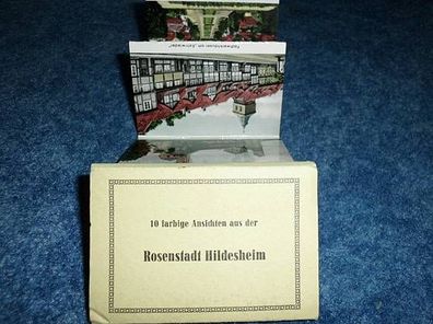 Leborello / Lot von Fotos---Rosenstadt Hildesheim--50er Jahre