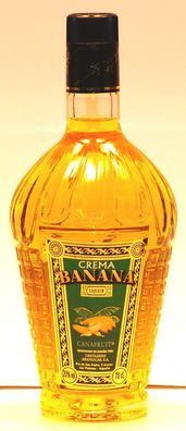 Arehucas Crema De Banana Liqueur 0,70 Liter von den kanarischen Inseln