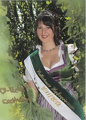 Kathrin Wagner Hopfenprinzessin Autogrammkarte Original Signiert + 54354