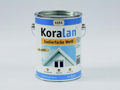 Koralan Isolierfarbe Weiss Außenbereich Koralan Holz 10 Liter 18,80 € / l