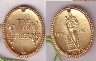 DDR Meissner Porzellan Medaille Tag der Befreiung 8. Mai 1945-1955