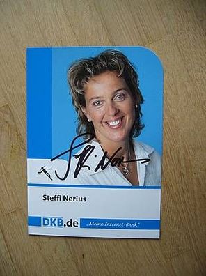 Speerwerferin Steffi Nerius - handsigniertes Autogramm!!!