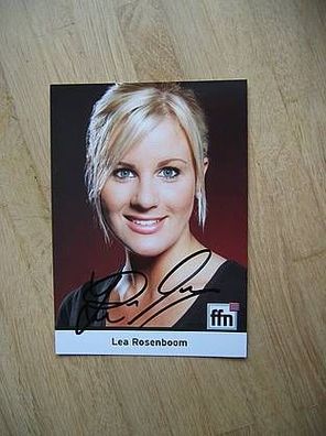FFN Moderatorin Lea Rosenboom - handsigniertes Autogramm!!!