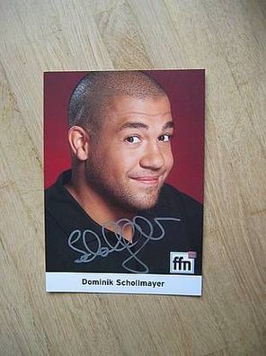 FFN Moderator Dominik Schollmayer - handsigniertes Autogramm!!!