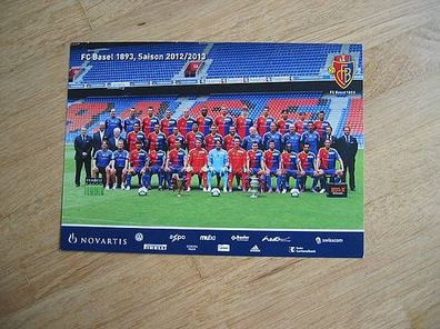 Mannschaftskarte FC Basel Saison 12/13 !!!
