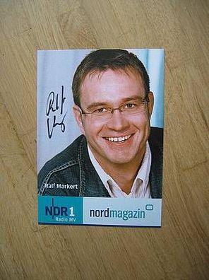 NDR Moderator Ralf Markert - handsigniertes Autogramm!!!