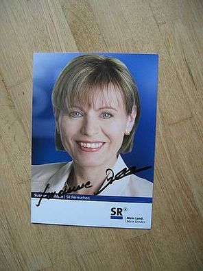 SR Fernsehmoderatorin Susanne Dahlem - handsigniertes Autogramm!!!