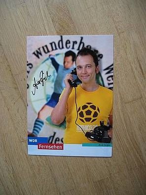 Stadionsprecher Werder Bremen WDR Fernsehmoderator Arnd Zeigler handsign. Autogramm!!
