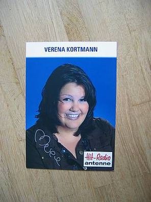 Hit-Radio Antenne Niedersachsen Moderatorin Verena Kortmann handsigniertes Autogramm