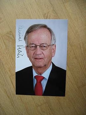 Siemens Chef Dr. Heinrich von Pierer - handsigniertes Autogramm!!!