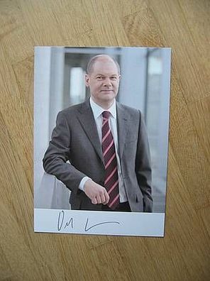 Bürgermeister Hamburg Bundesminister SPD Olaf Scholz - Autogramm!!!