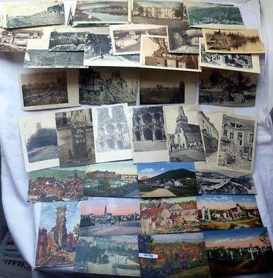 100 interessante Ansichtskarten meist Frankreich etwas Belgien um 1915