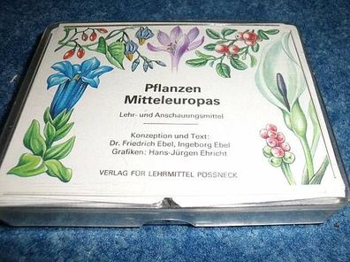 Kartenspiel-Pflanzen Mitteleuropas-Lehr und Anschauungsmittel