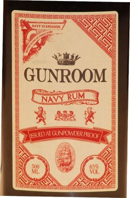 Gunroom Navy Rum 65% vol. 0,50 l aus der Karibik
