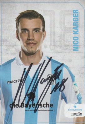 Nico Karger Autogramm Saison 2016/2017 1860 München