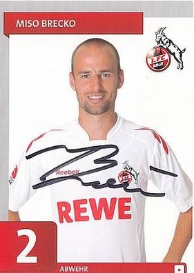 Miso Brecko 1. FC Köln 2011-12 Autogrammkarte + A29569