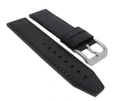 Police Splinter | Uhrenarmband 24mm aus Leder schwarz P14688JSTR/03