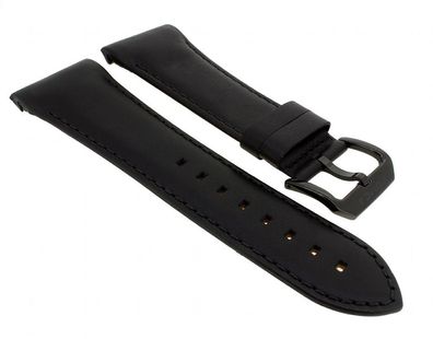 Police Scorpion | Uhrenarmband aus Leder schwarz für P14698JSB/13A