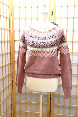 PEPE Jeans Conleys Strickpullover Pullover mit Norweger-Muster Lässig Gr.M