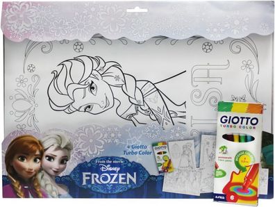 Frozen Die Eiskönigin Malset Posterset zum Ausmalen Disney Elsa Anna Kreativ Set