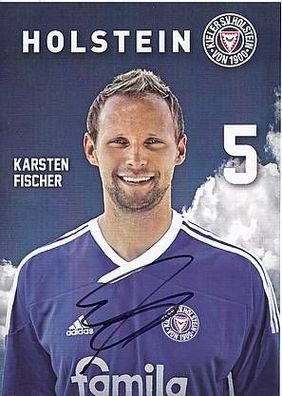 Karsten Fischer Holstein Kiel 2011-12 Autogrammkarte + A29749