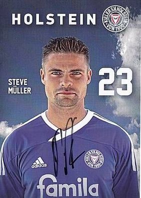 Steve Müller Holstein Kiel 2011-12 Autogrammkarte + A29764
