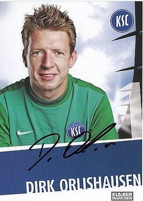 Dirk Olishausen Karlsruher SC 2011-12 Autogrammkarte + A29786