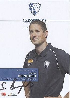 Stefan Bienioßek VFL Bochum 2011-12 Autogrammkarte + A29827