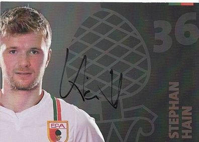 Stephan Hain FC Augsburg 2012-13 Autogrammkarte + A29839