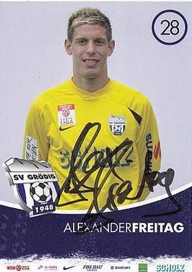 Alexander Freitag SV Grödig 2011-12 Autogrammkarte + A30194