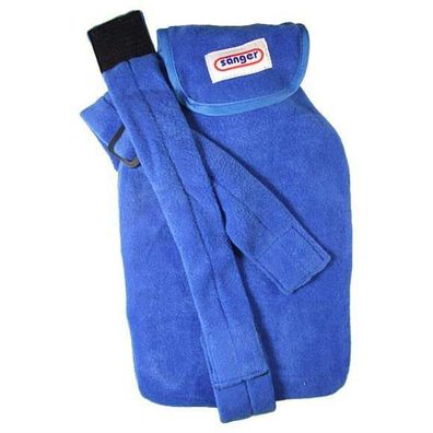 Wärmflasche Körperwärmflasche Wärmetherapie Körperwärmer Fleecebezug Uni Blau