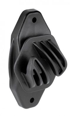 EURO Cord Seilisolator schwarz 50 Stück im Eimer aus bruchsicherem Kunststoff