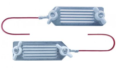 3 Stück Weidezaun Bandkupplung bis 40 mm Bandbreite Edelstahl Elektrozaun