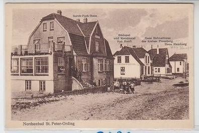 53982 Ak Nordseebad St. Peter-Ording Bäckerei usw. um 1920